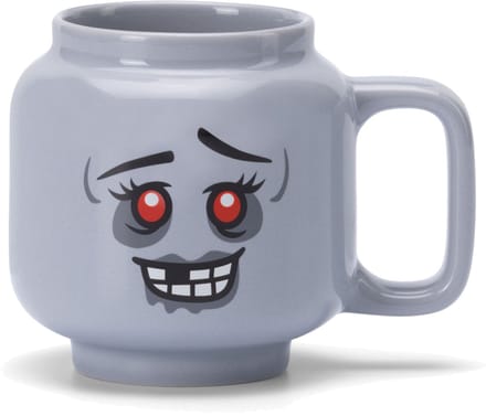 LEGO koffiemok zombie, 255 ml, grijs, keramiek