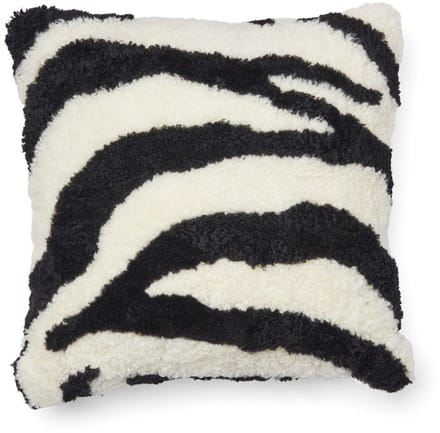 Sheepskin House - Zebra Kussen - Dubbelzijdig - 60x60 cm