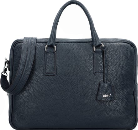 abro Adria Schoudertas Leer 39 cm - Dames - navy