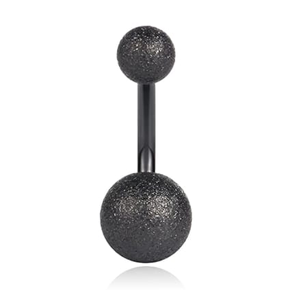LGT JWLS Navelpiercing Matte afwerking - Zwart