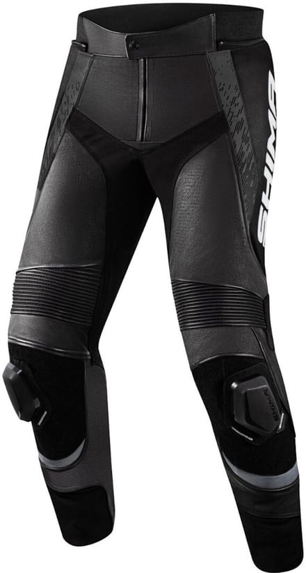 SHIMA STR 2.0 Zwart Leren Motorbroek - Broek