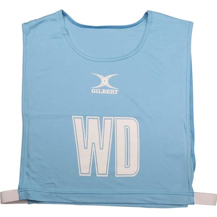 Gilbert Netball Monochrome Netball Bibs - Large - Sky