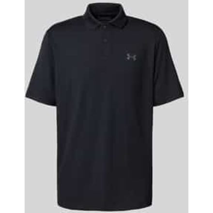 UA Performance 3.0 Polo-Black / / Pitch Gray - Maat S
