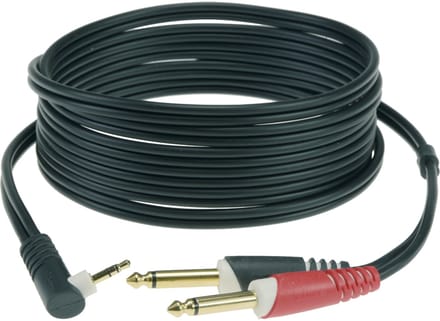 Klotz soundcard kabel jack 3m AY5A0300, 3,5 hoekjack - Insert kabel