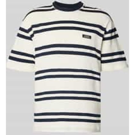 T-shirt met labeldetail