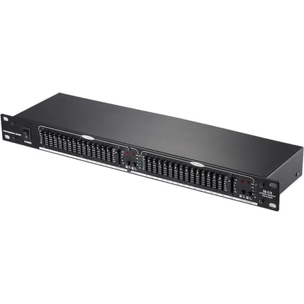EQ-215 Dubbelkanaals 15-Bands Equalizer 1U Rackmontage US Plug zwart