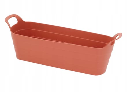 Koopman - Bloempot - 45x14x11,5 cm - Terakota - Kunststof