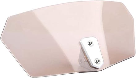 Motorfiets Windscherm - Winddeflector Voorruit - Comfortabel Rijden - Universele Pasvorm - 27.5 cm Lengte - Tawny