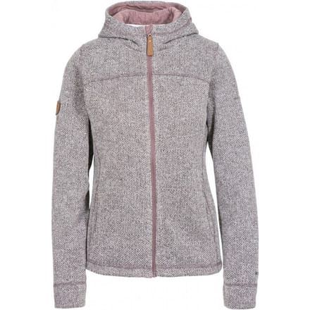 Trespass - Dames Reserve Fleece Vest met Capuchon (Grijs/Roze)