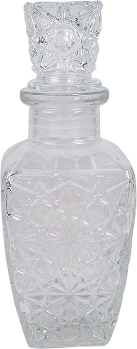 Clayre & Eef Decoratie Fles 125 ml Transparant Glas