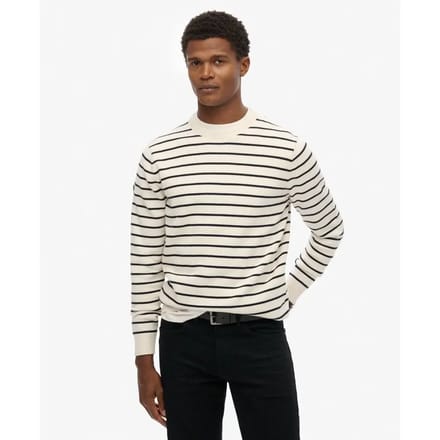 Superdry - The Merchant Store Bretonse Trui Relaxed Pasvorm - Heren - Sweaters