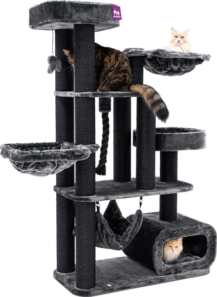 Petrebels Interstate 173 Krabpaal - Pepper - Design Krabmeubel - 12 cm Dikke Stammen