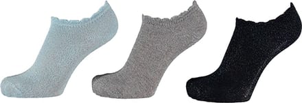 iN ControL 3pack LUREX sneakersocks blue 31/34
