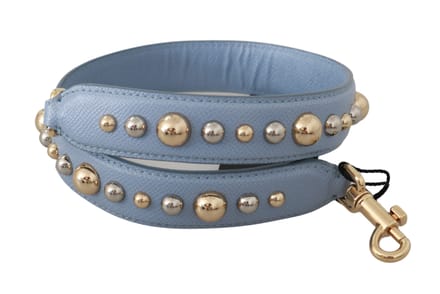 Dolce & Gabbana blauw lederen handtas accessoire schouder damesriem