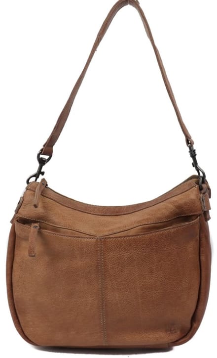 Bear Design Medium Schoudertas / Crossbodytas - Dames - Leer - Tania - Taupe