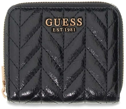 GUESS portemonnee Cheryl SLG Zip Around Wallet Black zwart