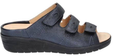 Durea Slippers 7369 047 Wijdte J Donkerblauw