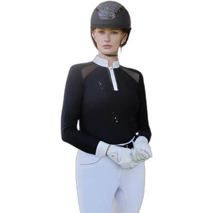 Dames wedstrijdpolo met lange mouwen LeMieux Camille