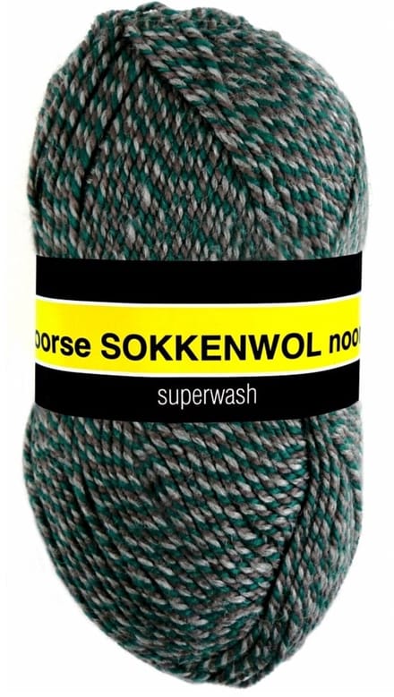 Scheepjes Noorse Wol Markoma 100g - 6853 Groen/Grijs