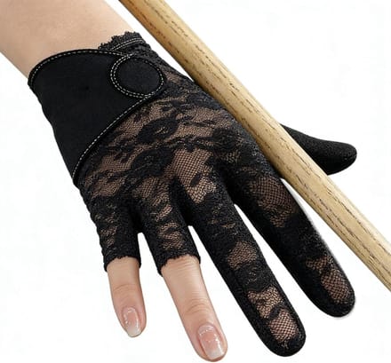 Biljart Handschoen - Pool Handschoen - Precisie Spel - Antislip Siliconen - Linkerhand - Wit