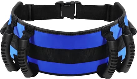 Transfer Loopband - Hulpband Ouderen - Mobiliteit Verbeteren - Zes Handvatten - Taille 90-140 cm - Niet gespecificeerd