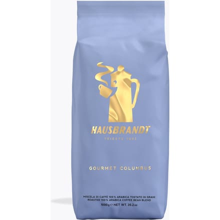 Hausbrandt Gourmet Espresso 1 kg | Ganze Bohne | Colombia, Guatemala, El Salvador, Brazilië | 100% Arabica für Vollautomaten & Siebträger