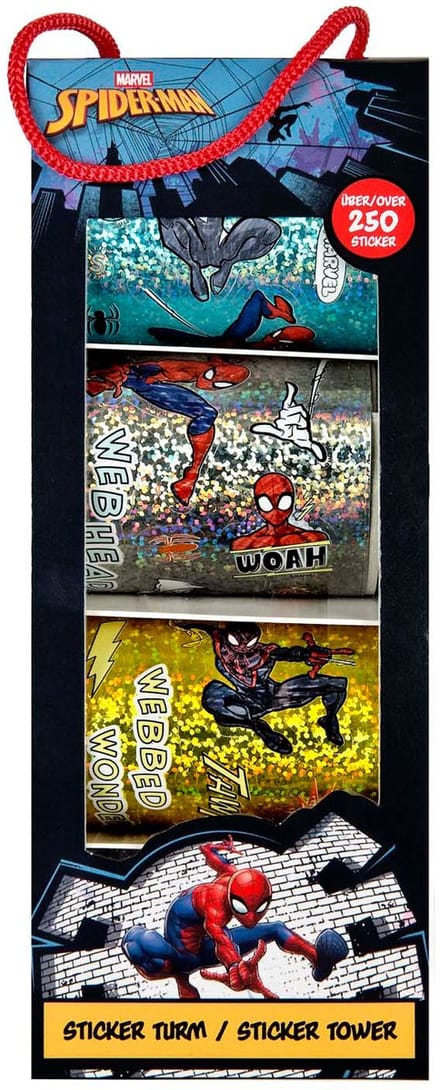Sticker Toren Spiderman - 250+st.