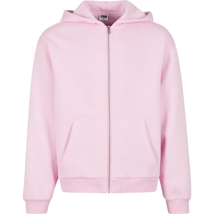 Urban Classics - Fluffy Vest met capuchon - XXL - Roze