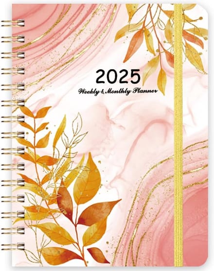 A5 Week- en Maandplanner 2025: Januari t/m December met Tabs en Notities