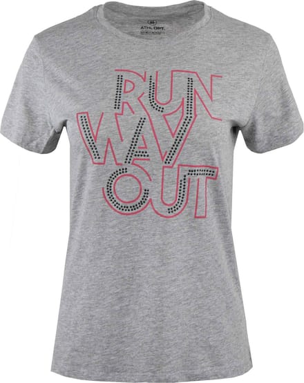 Dames-T-shirt Athl. Dpt Vera Melange Grijs - M