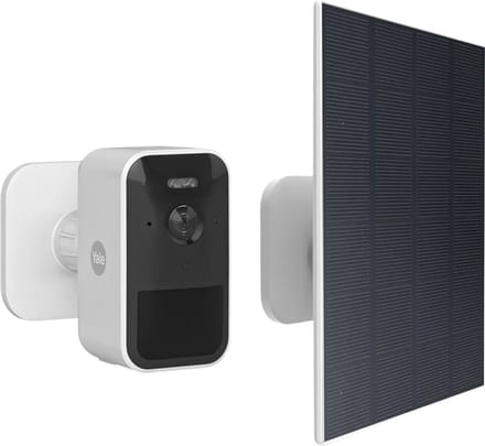 Yale - Buitencamera Starterset - Met Zonnepaneel - Altijd stroom