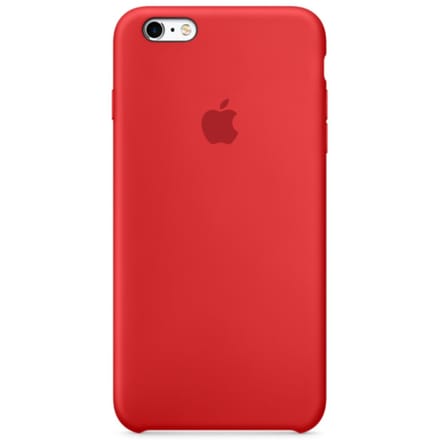 Silicone Backcover voor de Apple iPhone 6(s) Plus - Red