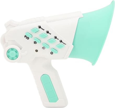 Stemwisselaar Megafoon - Speelgoed Geluid - Creatief Spel - Opname Weergave - 112 gram - Lichtgroen
