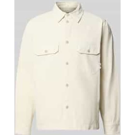 regular fit overhemdjack met borstzakken model 'Clay'