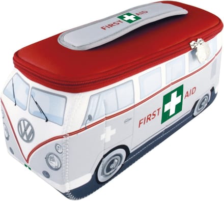 BRISA VW Collection - VW T1 Bulli Bus 3D neopreen etui - Eerste hulp/incl. EHBO-set