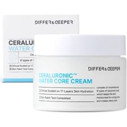 DIFFER & DEEPER - Ceraluronic Water Core Cream 50g