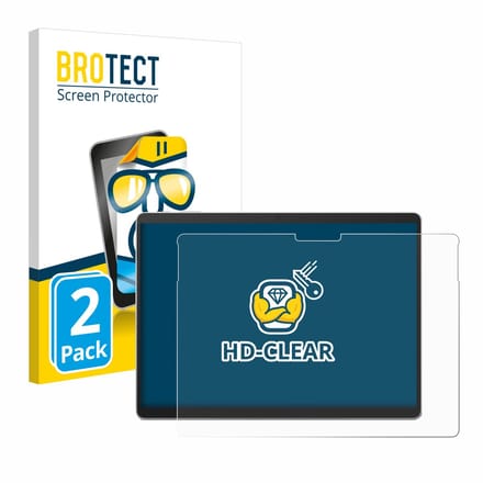 BROTECT - Screenprotector voor Microsoft Surface Pro 10 - Folie Beschermfolie transparant 2 Stuks