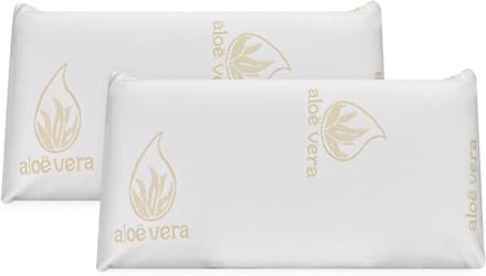 Visco-elastisch kussen met Aloë Vera | Maximaal comfort en anti-stress eigenschappen | 75 x 40 cm