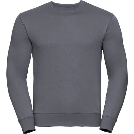 Russell Heren Authentieke Sweatshirt (Slimmer Cut) (Konvooi Grijs)