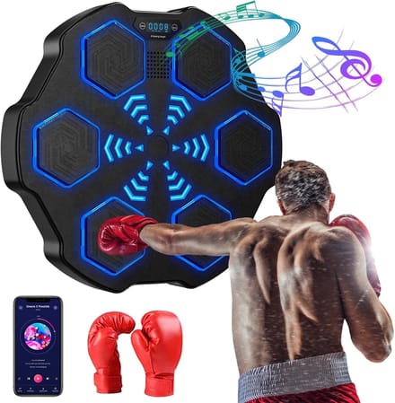 Slimme Boksmachine voor Thuis Workout met Muziek en Lichten