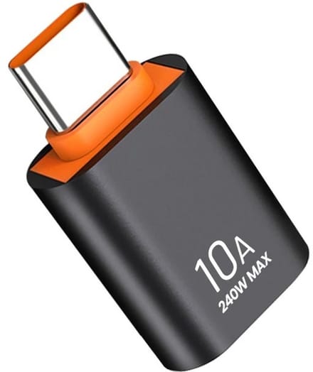DrPhone SwiftLink-C USB-C naar USB 3.0 Adapter – Snelle Dataoverdracht – Compact – Metaal – Zwart