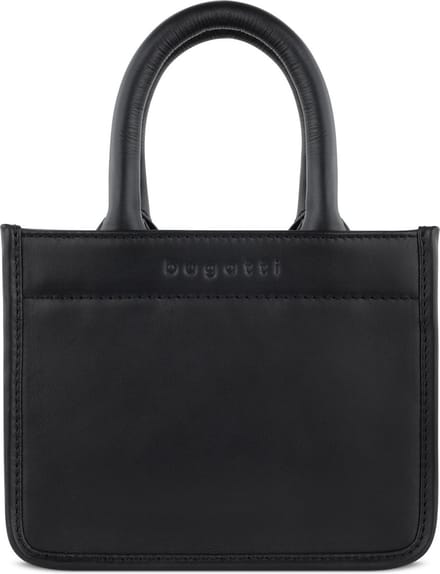 bugatti Leren Handtas Schoudertas Daphne Tote Bag Black Zwart
