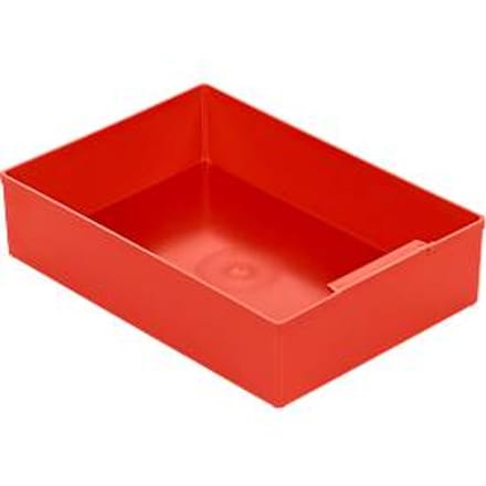 Inzetbak EK 504, PS, 10 stuks, rood