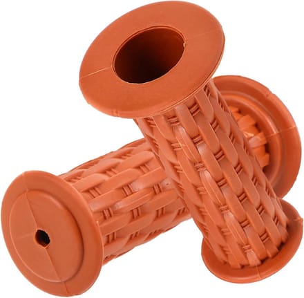 Fietsstuurgrepen - Handgrepen - Comfortabel Fietsen - Schokabsorberend - 95 mm - Bruin