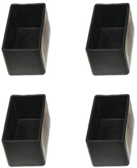 Rechthoekige stoelpootdoppen - Antislip en Vloerbescherming - 8 Stuks
