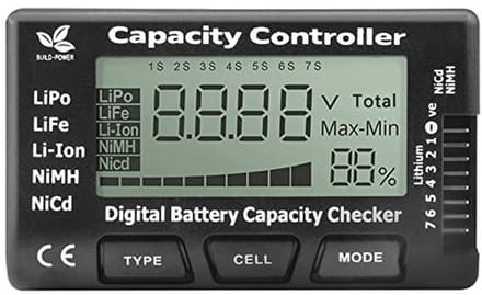 Digitale Batterij Capaciteit Checker voor LiPo, LiFe, Li-ion, NiMH en Nicd