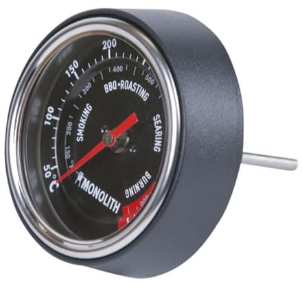Dome Thermometer Zwart voor Monolith Kamado Grills