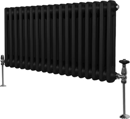 Traditionele 2 kolom radiator - zwart - 300x832mm - 1975 btu