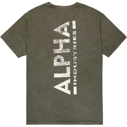 T-shirt met print op de rug Alpha Industries Vintage