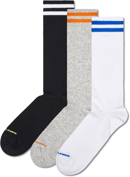 Happy Socks - 3-Pack Solid Sneaker Socks - Dames - Sokken